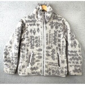Patagonia Divided Sky Jacket Womens Size Medium Wandering Woods Salt Grey 25930